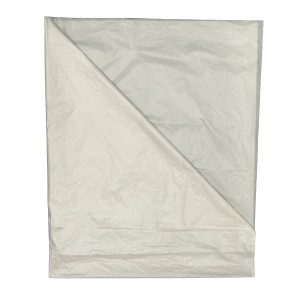 Clear Wheelie Bin Bags 40 mic